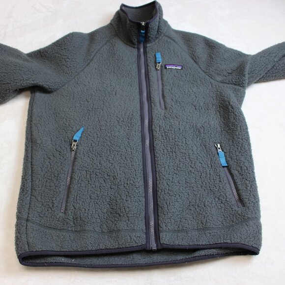 Patagonia Retro Full Zip Fleece Jacket Mens M - Picture 5 of 10